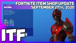 Fortnite Item Shop *NEW* VENTURION EDIT STYLES! [September 27th, 2020] (Fortnite Battle Royale)