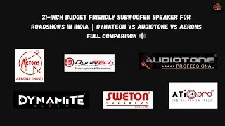 21-Inch budget friendly Subwoofer speaker for Roadshows in India | Full Comparison 🔊