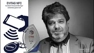 🏆 EviTag NFC Hardware Password Manager 🔐Works Contactless RCO Trophy 2017 Cyber Security & Safety