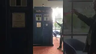 TARDIS  AT BBC NEWCASTLE UPON TYNE  RECEPTION