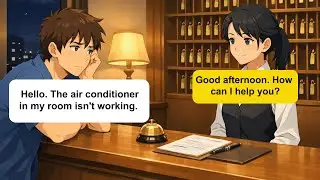 The Air Conditioning Is Broken | English Conversation for Beginners