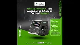 ESSL Uface 302 Face Fingerprint Time attendance Machine | Accurate Time Attendance Ampletrails