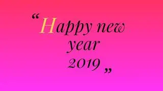 Happy new year 2019 gift for whatsaap messenger
