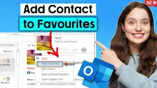 How To Add Contact to Favorites in Outlook | 5 Minute Solution