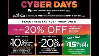 Best Kohls Cyber Monday Deals!!
