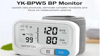 Yongrow Tonometer Automatic Wrist Digital Blood Pressure Monitor