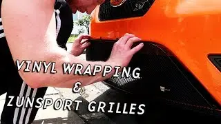 Installing Ford Focus ST Zunsport Grills & Wrapping Lower Bumper Lip