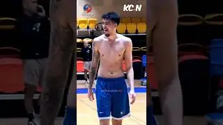 June Mar Fajardo CAUGHT Kai Sotto breaking the backboard!