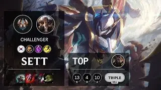 Sett Top vs Kled - KR Challenger Patch 10.3