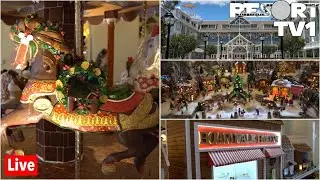 🔴Live: Christmas at the Epcot Resorts - Skyliner & More! | Walt Disney World -  11-15-19