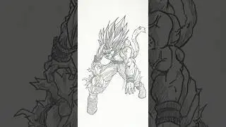 Gohan Beast Great Ape Version Speed Drawing #shorts #drawing #anime #dragonball #gohan #beast