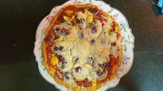 بيتزا القرنبيط بدون دقيق cauliflower pizza