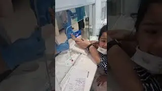 Mei Mei crying - blood test