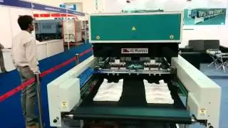 Plastic Bag Making Machine - T-shirt bag making machine - Two Line with Auto punch
