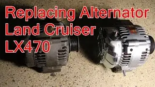 Replacing alternator in land cruiser and LX470