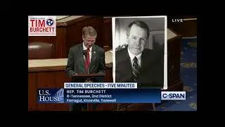 Rep. Burchett honors the life of Knoxville television producer  Ross Bagwell Sr.