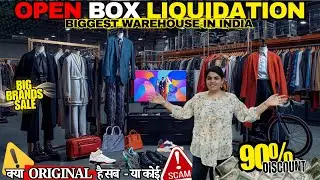 open box liquidation warehouse Brandwala India upto 90% off