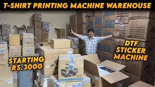 T-Shirt Printing Machine | Tshirt Printing Business | Dtf sticker Machine Available
