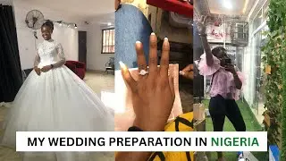 WEDDING GOWN SHOPPING + TRADITIONAL DRESSES FITTING + HAIR II LAST MINUTE WEDDING PREP IN NIGERIA 🇳🇬