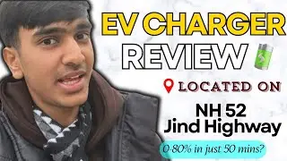 EV Charger Review | NH 52 | Jind-Narwana-Khanauri Highway | 60 kw Statiq Charger on BPCL Pump 🔋⚡