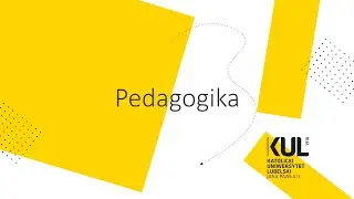 Pedagogika KUL