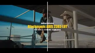 Blackmagic Axis 2383 Color Grade LUT for Gen 5 Cinema Cameras | DaVinci Resolve