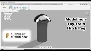 Modeling a Toy Train Hitch Peg
