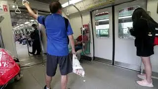 Singapore train ride from Clementi to Redhill MRT station
