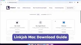 How to Download and Install Linkjob.ai(Mac Version) in 1 Minute