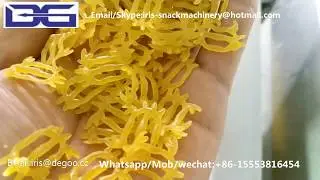Extruded 2d 3d die cut snack crab papad fryum pellet fried production line/manufacturing equipment