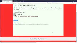 YouTube random comment picker - Raffledash.com