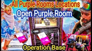 Where are the purple rooms at the operations base | how to open purple room💯 last day rules survival
