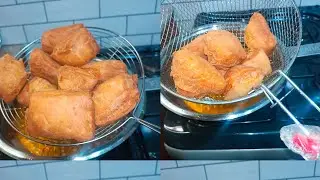 HOW I COOK CRUNCHY AND TASTY  HALF CAKES AT HOME #kenyanfood