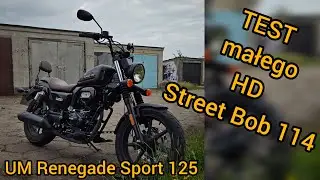 UM Renegade Sport 125 - test małego HD STREET BOB 114