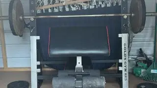 How to make a DIY bench pin/holder for a Gold&rsquo;s gym XR5