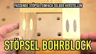 Einfach selber Stöpsel für Pocketholes herstellen - Kreg KPHA740 für Bohrlehre 720 - Mikes Toolshop