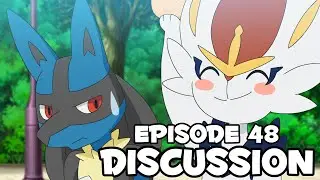the beginning of lucario x cinderace | Pokemon Journeys Anime Episode 48 DISCUSSION / REVIEW