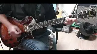 Chris Rea - The Road to Hell .~.  Rhythm Guitar Practicing (Johnson Guitar Clean)