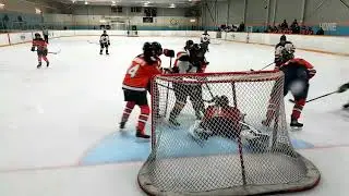 Battle in front and Claire gets taken down
