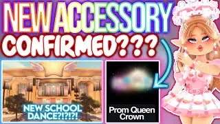 NEW SCHOOL PROM ACCESSORY CONFIRMED? SPRING HALO OR CROWN?! ROBLOX Royale High Theory