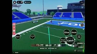  Coming back 19 in flag in #roblox #flagfootball 