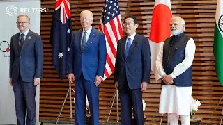 Quad leaders vow to stand for free, open Indo-Pacific