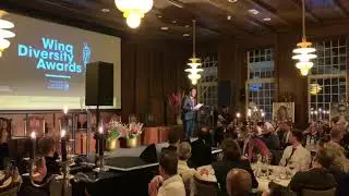 Spoken word overhandiging Gender Diversity Award 2020