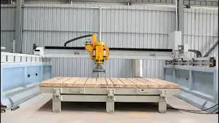 WANLONG QDM-1800 Bridge Single Head Automatic Polishing Machine for Granite Marble Stone Slabs