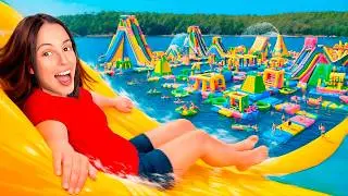 RETOS EN UN PARQUE INFLABLE GIGANTE!