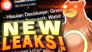 NEW Potential Pokemon Legends Arceus POKEDEX LEAK! (New Starter Pokemon Typings & Forms + More)
