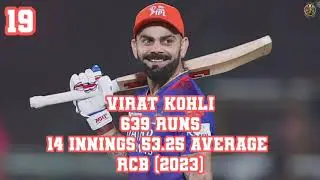 IPL  Top 20 Most Runs In Season / Batting Stats / Indian Premier League / Latest Cricket Videos 2025