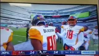 Saeed Blacknall XFL Reaction (Alternate)
