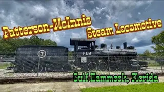 Paterson-McInnis Locomotive built in 1915 🚂 Old Florida Logging Historic 2-8-0 Steam Engine on site