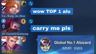 Top 1 Global Alucard Carry The Whole Team